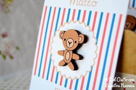 babyshower broche madera osito chocolatinas regalos detalles