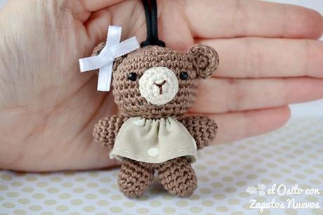 collar osito amigurumi