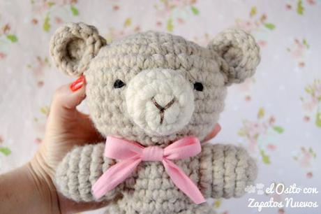 oso amigurumi canastilla infantil bebé juguete