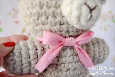 oso amigurumi canastilla infantil bebé juguete