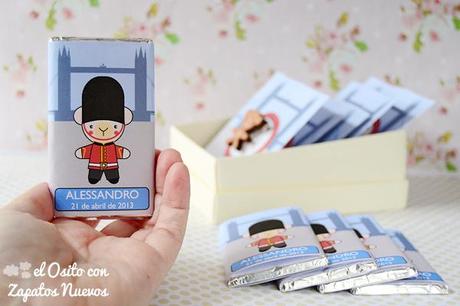 bautizo babyshower broche chocolatina osito madera pepinocho cumpleaños