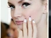 Maquillaje ojos para Verano 2014: sombra delineador blanco
