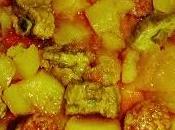 Patatas costilla cerdo chorizo (Olla express)