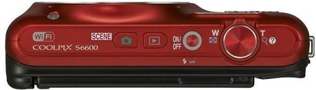 Nikon Coolpix S6600 roja perfil