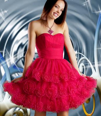 Fotos de vestidos de 15 años corto y color rojo - Paperblog