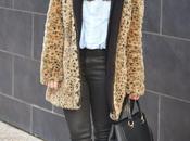 Animal print coat