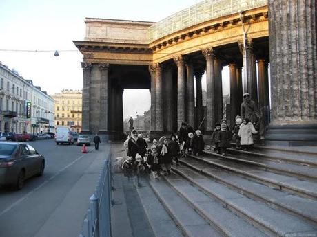 Leningrado, los mismos lugares ahora y la Segunda Guerra Mundial.