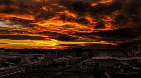 Amanecer desde el Poligono Industrial El Nevero