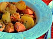 Guiso salmón patatas