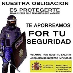 ¡Cuidado con la policía española!