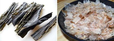 alga konbu y katsuobushi