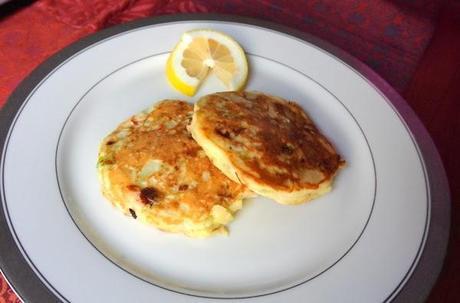 Leek Fritters {Tortitas de puerro} de Yotam Ottolenghi