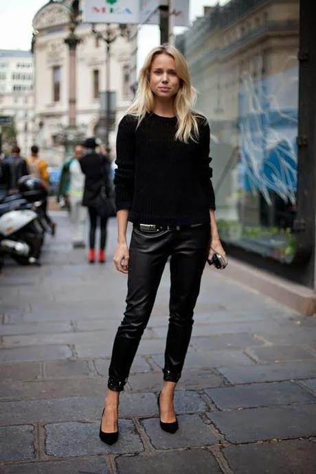 STREET STYLE INSPIRATION; TOTAL BLACK.-