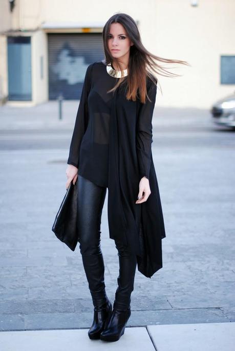 STREET STYLE INSPIRATION; TOTAL BLACK.-