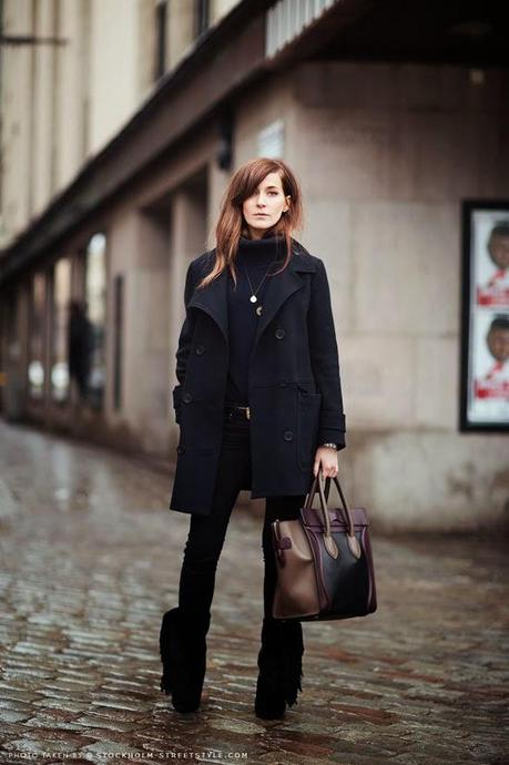 STREET STYLE INSPIRATION; TOTAL BLACK.-