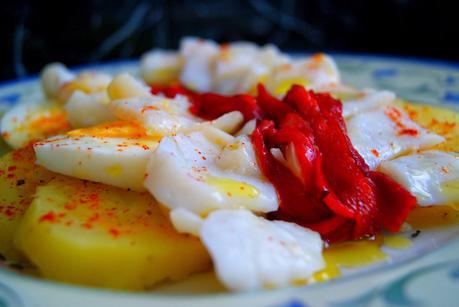 Ensalada Templada de Bacalao a la Gallega Ensalada Templada de Bacalao a la Gallega