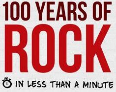 100 años de Rock en un minuto