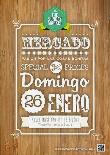 The sunday market Bilbao.