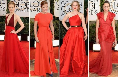 Amy Adams, Emma Watson, Julie Delpy y Berenice Bejo Globos de Oro 2014