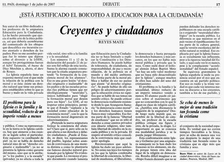 HEMEROTECA: cuando se enseñaba ciudadanía (2007)