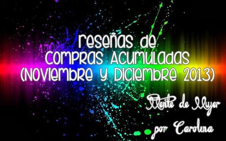 Reseñas de compras acumuladas (noviembre y diciembre 2013)