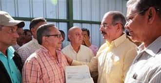 Danilo visitó hoy San José de Los Llanos.