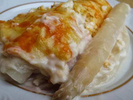 Espárragos albardados