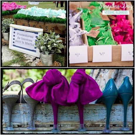 Protectores de tacón No te quedes clavada! Protectores de tacón para bodas al aire libre