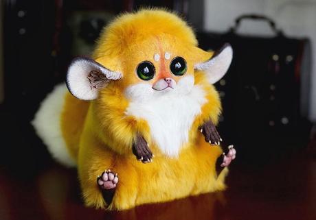 Post Chernobyl,un lindo cachorro de ardillabicornio mezclado con vacuno