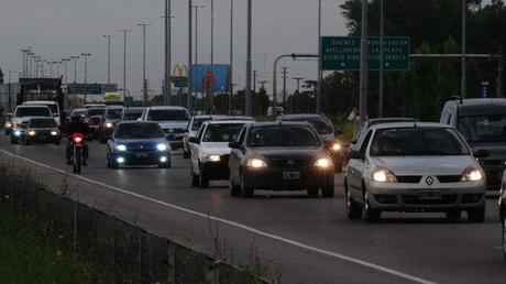 Unos 2.500 autos circulaban en las rutas hacia la Costa atlántica
