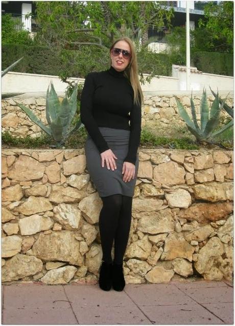 Top Crop y Falda Lápiz