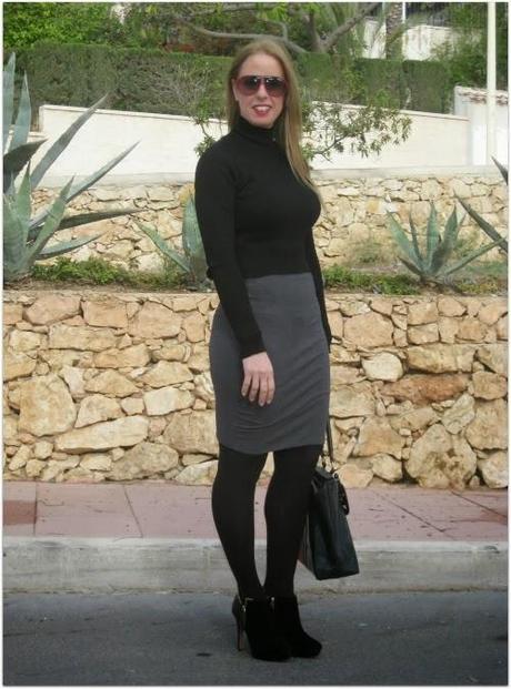 Top Crop y Falda Lápiz