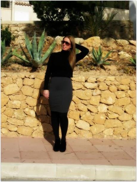 Top Crop y Falda Lápiz