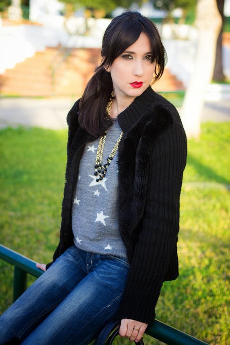 Fur Cardigan For A Casual look