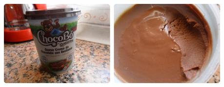 Cheesecake de chocolate blanco con oreo y decorado con frutas rojas mas la cata de chocobon