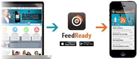 Nueva App móvil para tu web con WebSite X5® Professional 10 Disfusión del contenido web mediante la aplicación FeedReady