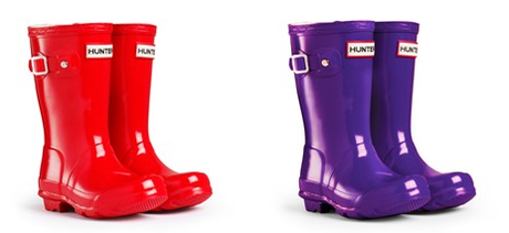 botas de agua de Hunter para niñas 