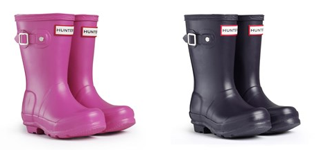 botas de agua para niña de Hunter