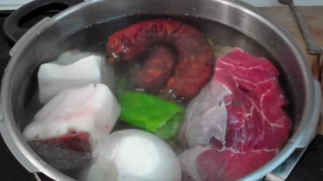 Berza de calabaza y judías