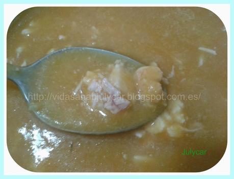 Pure de verduras con pollo