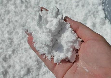 Niños: Hacer nieve artificial en casa