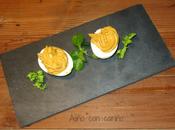 Huevos rellenos sardinillas tomate