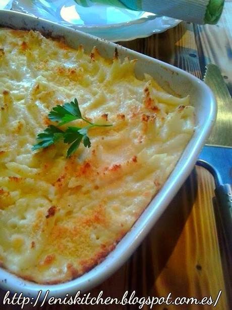 ¡Pudding de macarrones con queso! ¡Pudding de macarrones con queso!