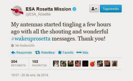 Rosetta ha despertado