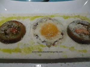 Tostada de huevo con jamón-Semana del 13 al 19 de Enero