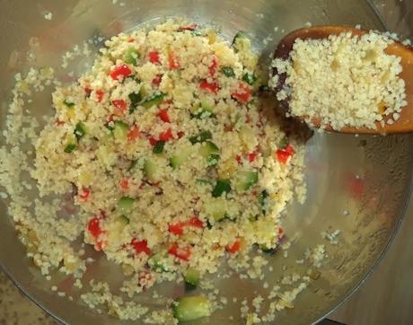Cous Cous con Lentejas y Verduras