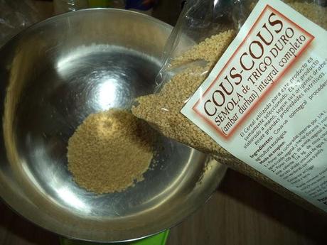 Cous Cous con Lentejas y Verduras