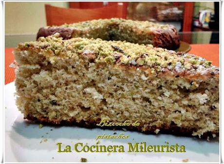 Bizcocho de pistachos