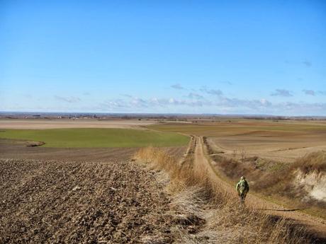 Camino de Santiago. De Castrojeriz a Población de Campos. 29 km