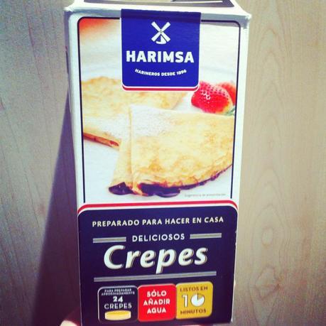 Crêpes de nutella para uno. (y sin trucos)